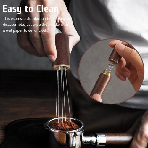 Espresso Coffee Stirrer, 8 Needles Stirrer with Na