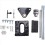 Woodworking Drill Guide, Guide Plastic Adjustable 3