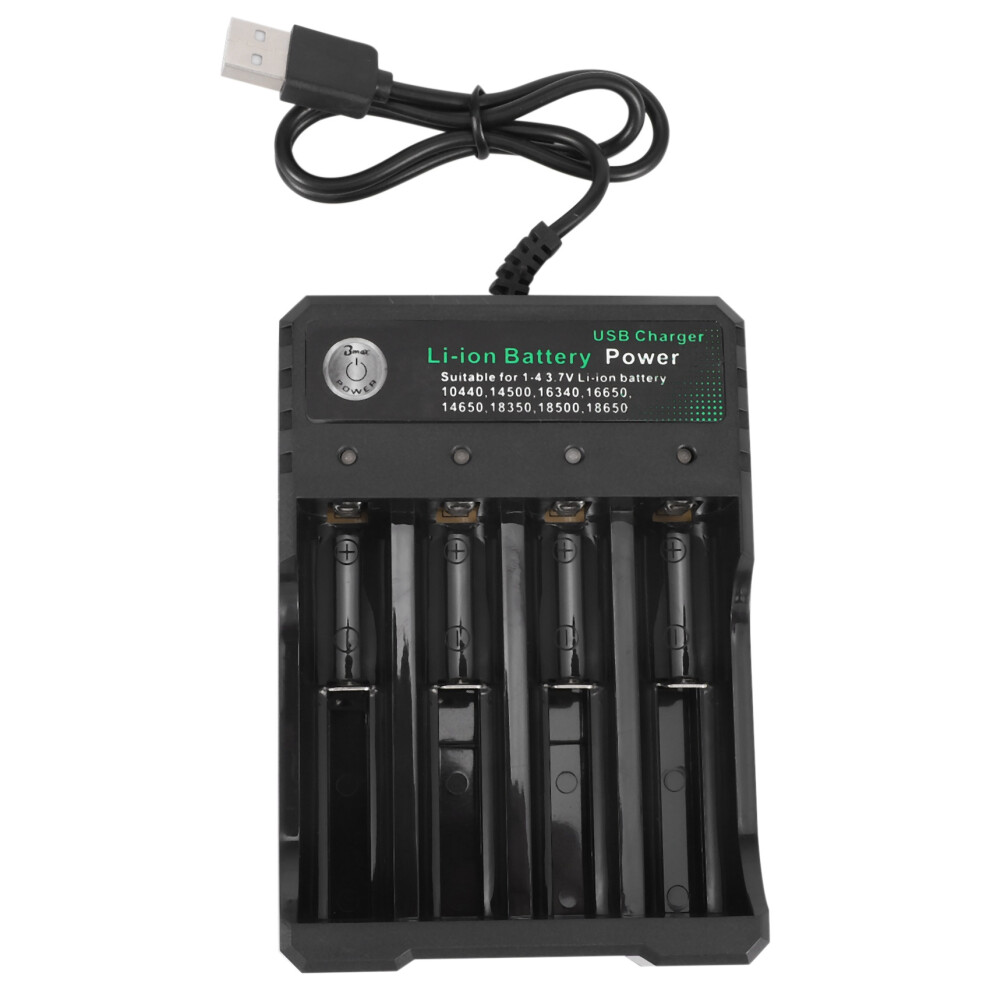 18650 Lithium Battery Charger 4 Slot 3.7V Smart Us 4851175650912