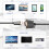 USB C to VGA Cable 5.9 Feet/1.8M, Type Cable, Suit 7