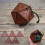 PU Leather D20 Dice Bag, Polyhedral Pouch Portable 7