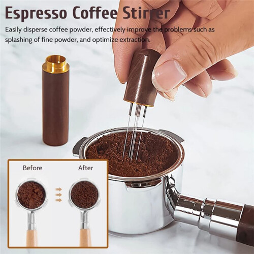 Espresso Coffee Stirrer, 8 Needles Stirrer with Na 2