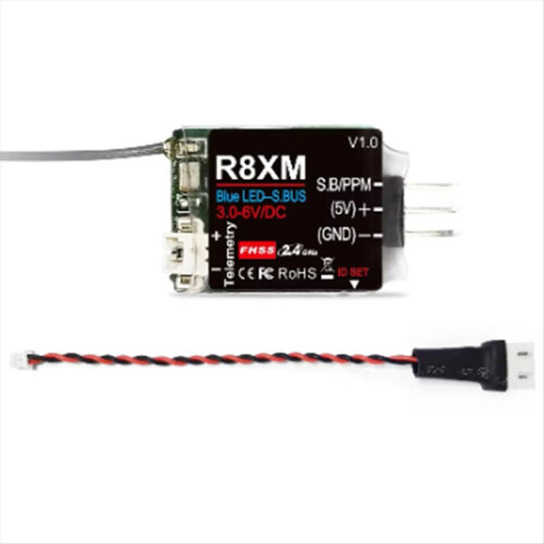 8 Channels Mini Receiver R8XM 2.4GHz Integrated Te 1