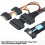 Server Adapter Cable Slimline SAS MCIO 8i 74P to 2 4