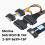 Server Adapter Cable Slimline SAS MCIO 8i 74P to 2 3