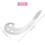 (R) 11.8" Long Comma Shaped Plastic Transparent Fr 5