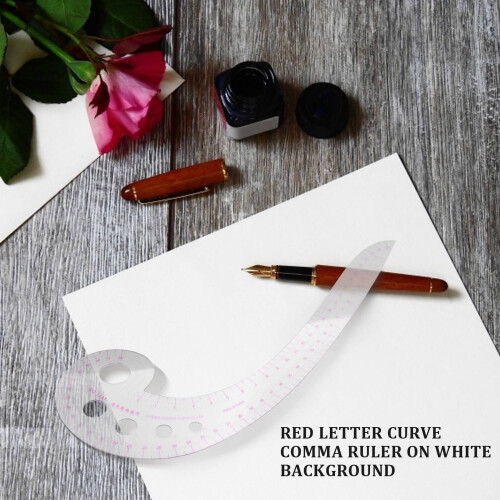 (R) 11.8" Long Comma Shaped Plastic Transparent Fr 2