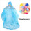 5Pcs- Raincoat Ball with Hook Disposable Thickened 3