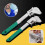 Versatile F-Type Adjustable Wrench Steel Multifunc 3