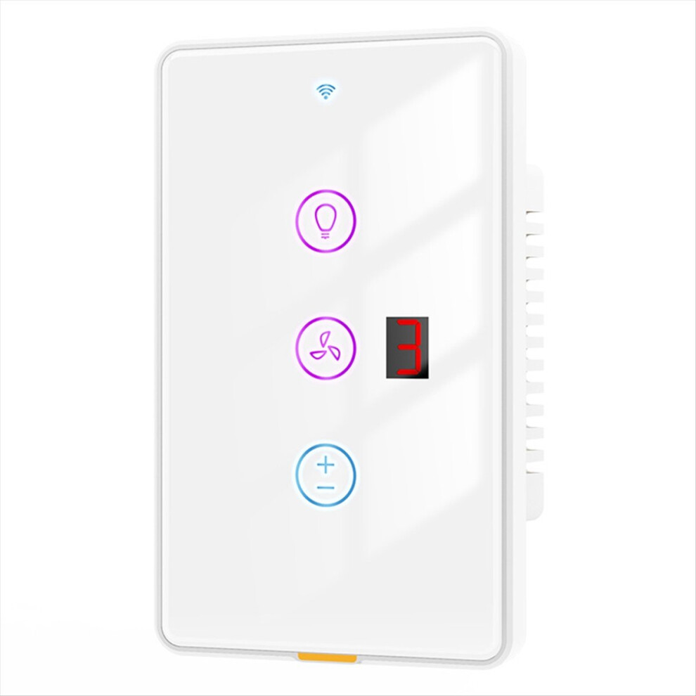 Tuya Smart Wifi Fan Switch Touch Wall Panel Light 4851175676929