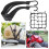 3Pcs Motorcycle Helmet Rope High Retractable Black 6