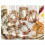 60 Sheets Retro Background Decorative Paper Scrapb 3