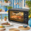 13L Mini Oven Countertop Electric Toaster Oven & Adjustable Temp Timer 9