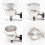Espresso Dosing Funnel,Aluminum Metal Coffee Funne 10