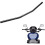 1 inch Motorcycle Handlebar 25mm Black Drag Straig 6