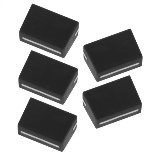 5pcs Universal Fader Knobs Cap Straight Slide Pote 2