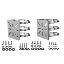 2Pcs Universal Wall Mounting Bracket with 6 Loops,