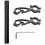 25CM Black Tube Bicycle Handlebar Extender Mountai 8