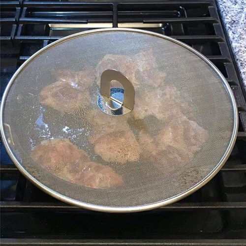 3PCS Splatter Screen for Cooking - Stainless Steel 2