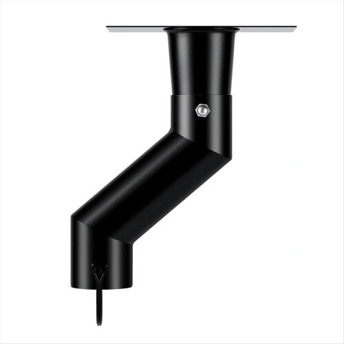 Rain Chain Gutter Adapter Black Installation Suit