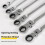 Movable-Head Dual-Purpose Open-Ended Ratchet Wrenc 5