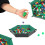 4 Pieces Dice Tray Hexagon Rolling Holder Folding 5