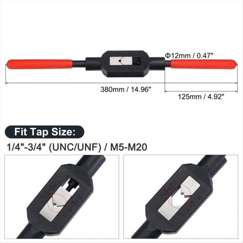 Adjustable Tap Wrench Handle for 1/4-3/4Inch (UNC/ 2