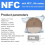 100 PCS NFC Tags Sticker with NTAG213 Chip Blank S 3