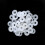 50Sets White Toy Doll Making Craft Joints 20mmx20m 9