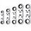 5-Piece Flex- Stubby Ratcheting Combination Wrench 1