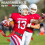 Flag Football Belts, 14 Player Adjustable Set for 3
