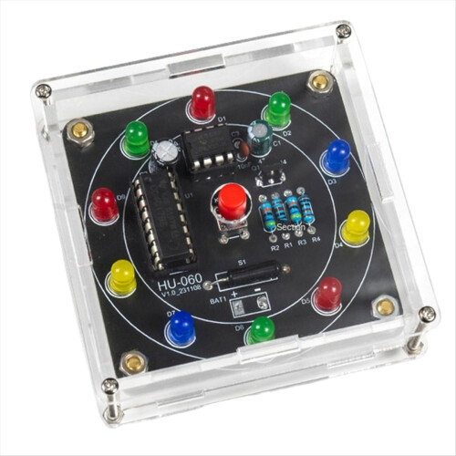 Electronic Lucky Wheel DIY Kit Shake LED Lottery B 1