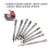 0.5-2.5mm Steel Precision Screwdriver Set/9Pcs for 6