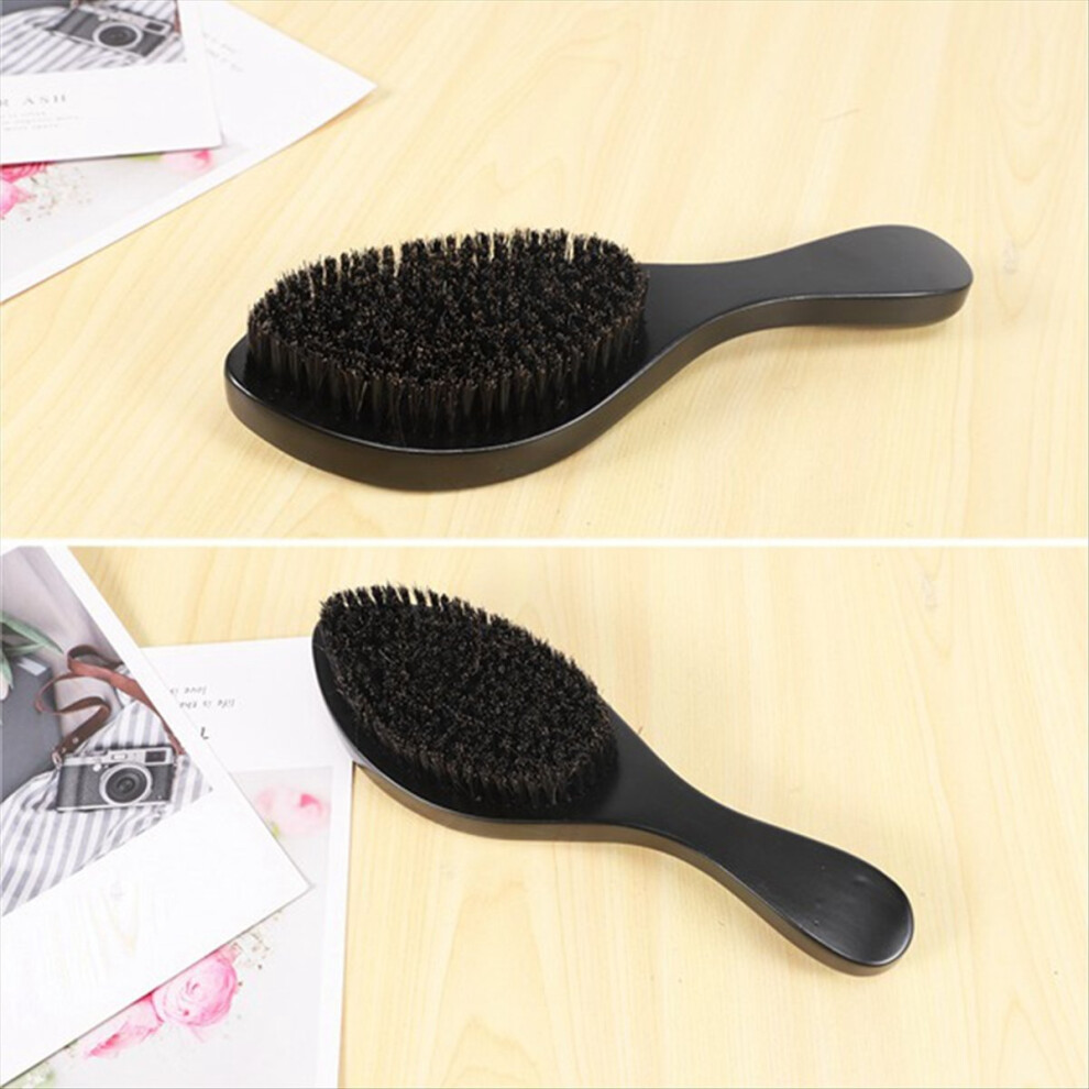 1Pcs Long Curved Beard Comb Bristle Brush Be Black Jojomino