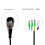 Waterproof EBike Motor Female Extension Cable 9Pin 5