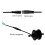 Waterproof EBike Motor Female Extension Cable 9Pin 8