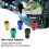 10Pcs Presta To Schrader Valve Adapter Converter M 7