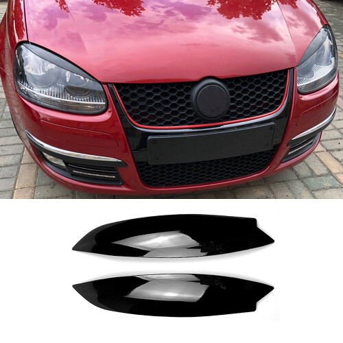 Bright Black Headlights Eyebrows Eyelids Cover Eye 2