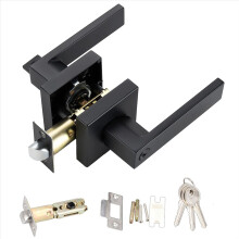 Heavy Duty Door Lever Lock Square Handles Entry Le