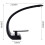 Modern Bathroom Basin Faucet, Single Handle Hot an 8