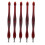 5pcs Fork Trimmer Peeling Knife Nail Art Tool Wome 2