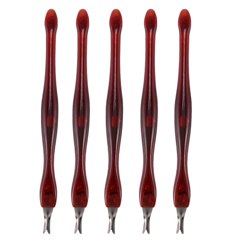 5pcs Fork Trimmer Peeling Knife Nail Art Tool Wome 1