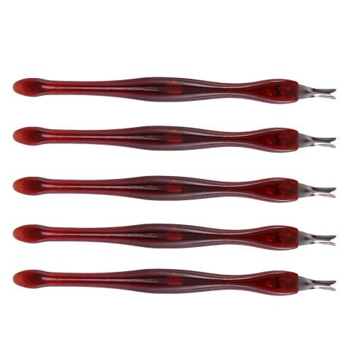 5pcs Fork Trimmer Peeling Knife Nail Art Tool Wome 2