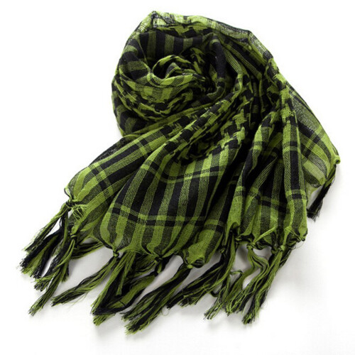 Unisex Scarf Polyester Tassel Arab Desert Shemagh,