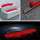 2Pc Car Wheel Eyebrow Reflective Sticker Trim Univ 6