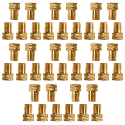 50Pcs Bike Valve Adaptor Pump Bicycle Convert Pres