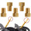 50Pcs Bike Valve Adaptor Pump Bicycle Convert Pres 4