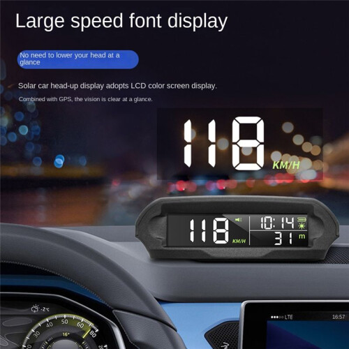 Universal HUD X 98 Car Solar Digital Meter GPS Spe