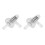 2x MOTORCYCLE SNOWMOBILE CLEAR INLINE GAS RIGHT AN 4