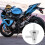 2x MOTORCYCLE SNOWMOBILE CLEAR INLINE GAS RIGHT AN 7